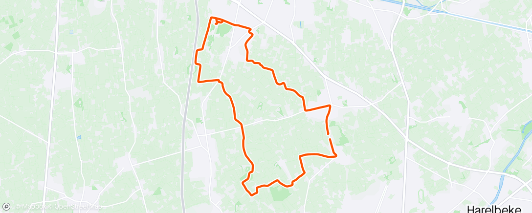 Map of the activity, Fietsen is fietsen