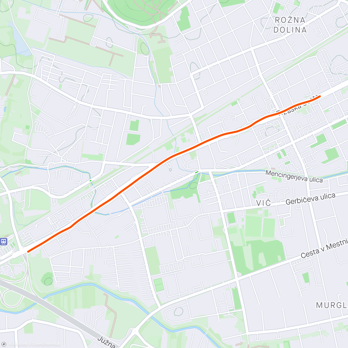 Map of the activity, Easter Monday