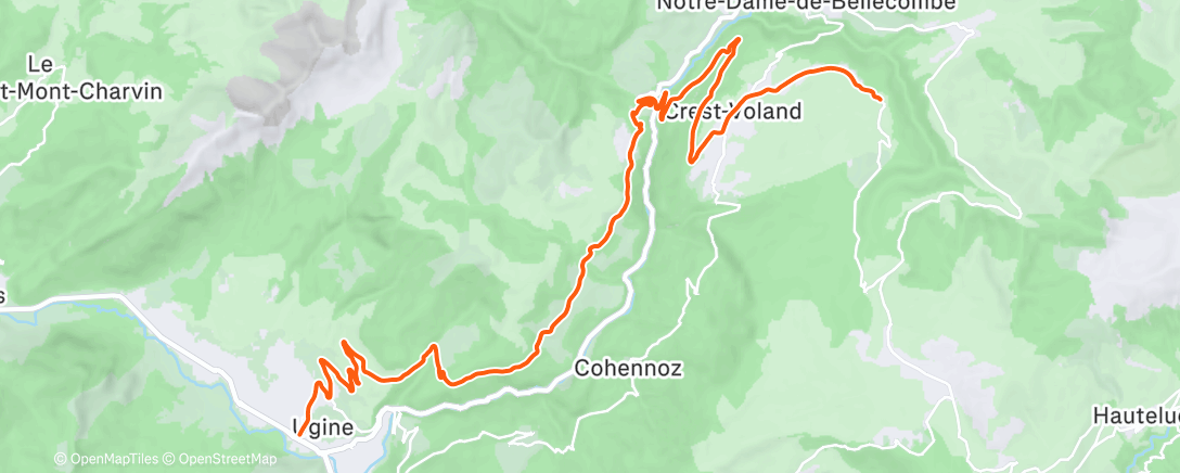 Map of the activity, ROUVY