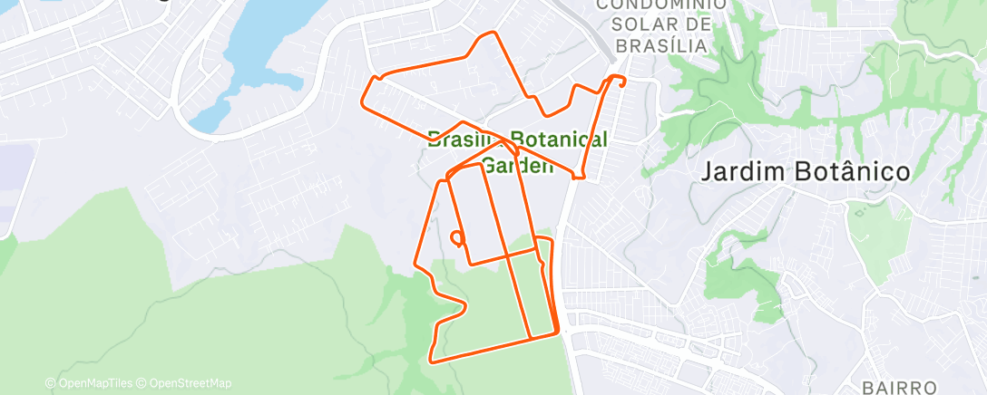 Map of the activity, JBB