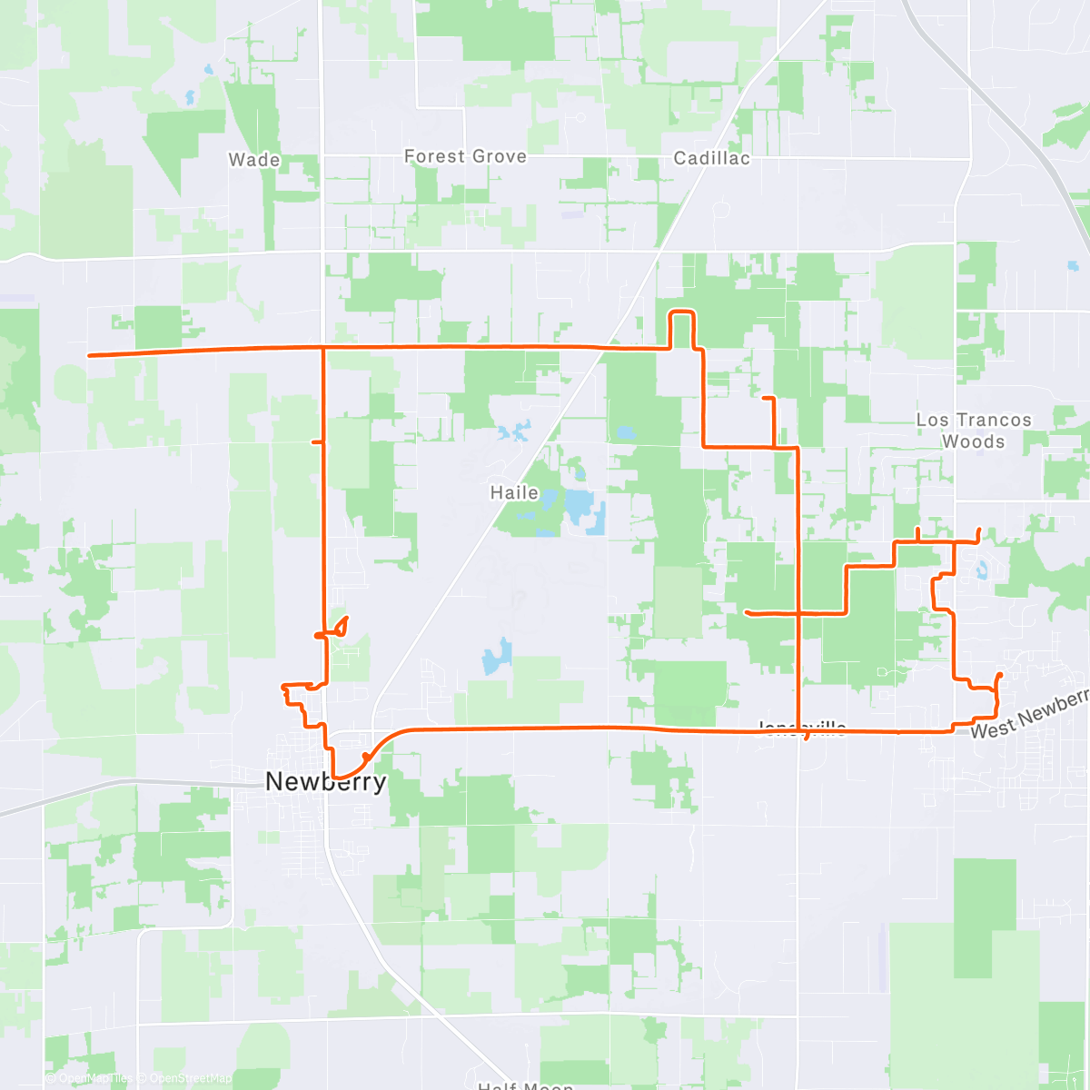 Map of the activity, Xmas 2025