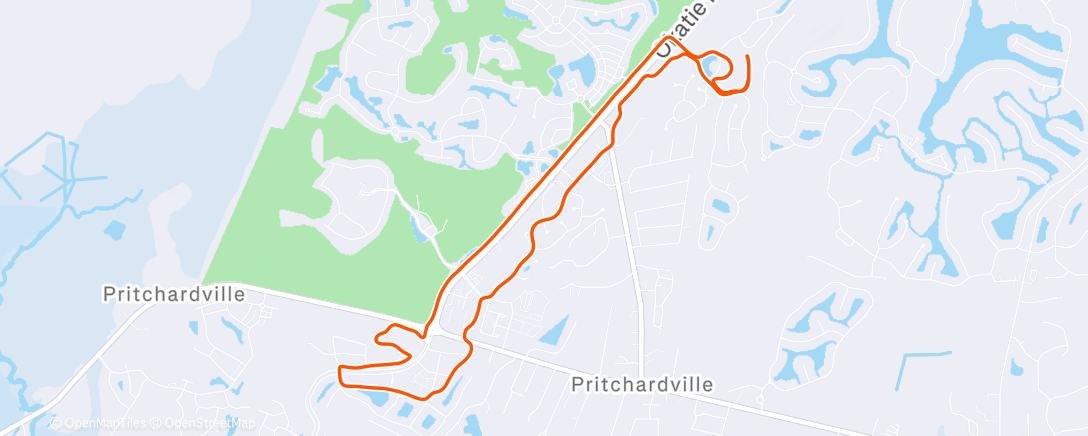 Карта физической активности (Morning Run)