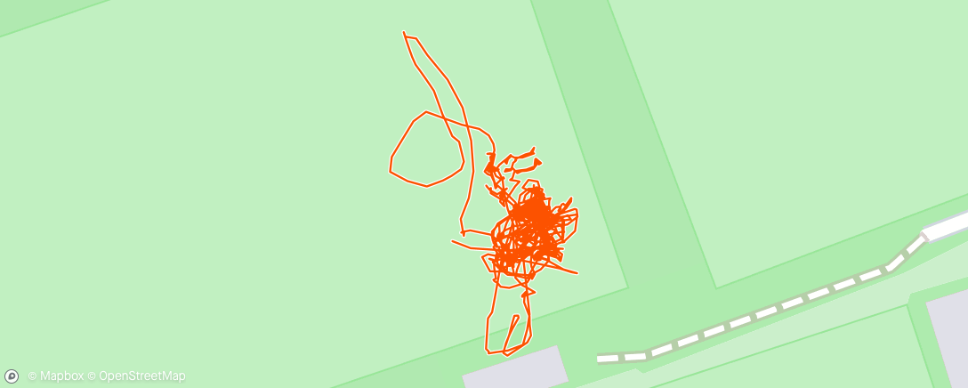 Map of the activity, Rugbytraining