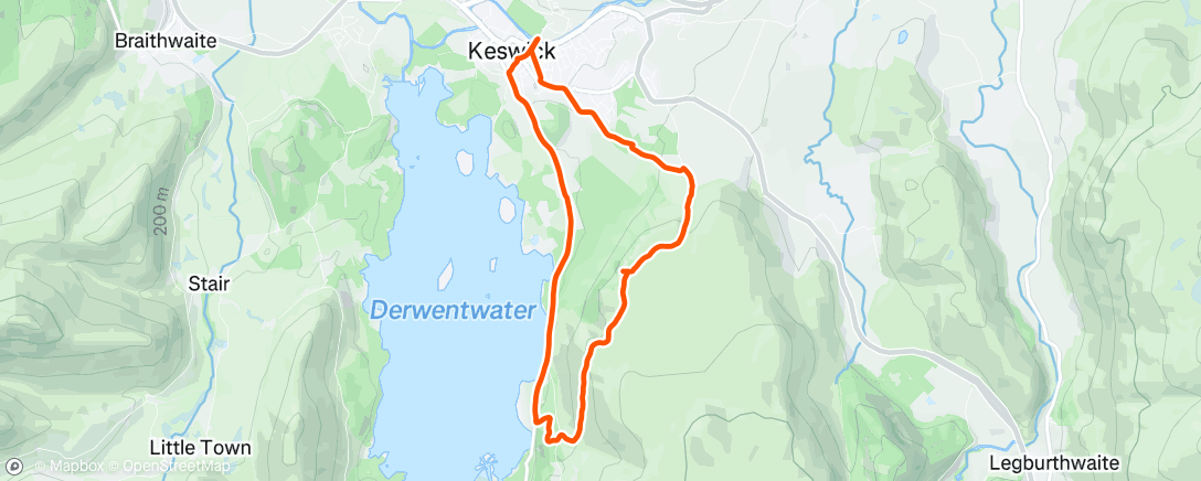 Map of the activity, Academy Night Ride - ride of the frozen dropper !