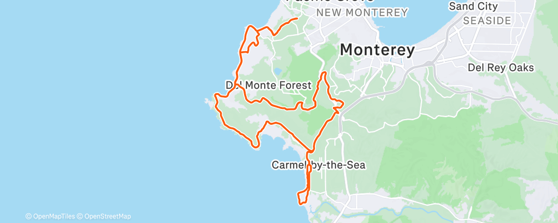 Map of the activity, Road work