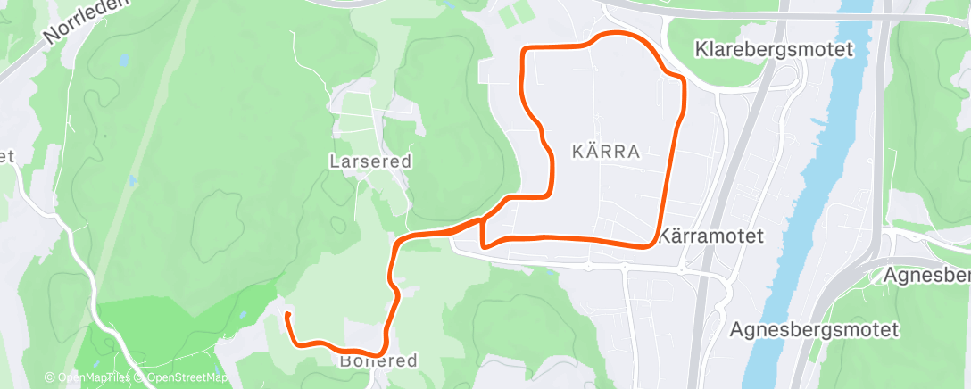 Карта физической активности (Afternoon Nordic Ski)