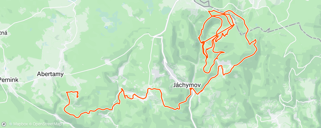Map of the activity, Morning Ride