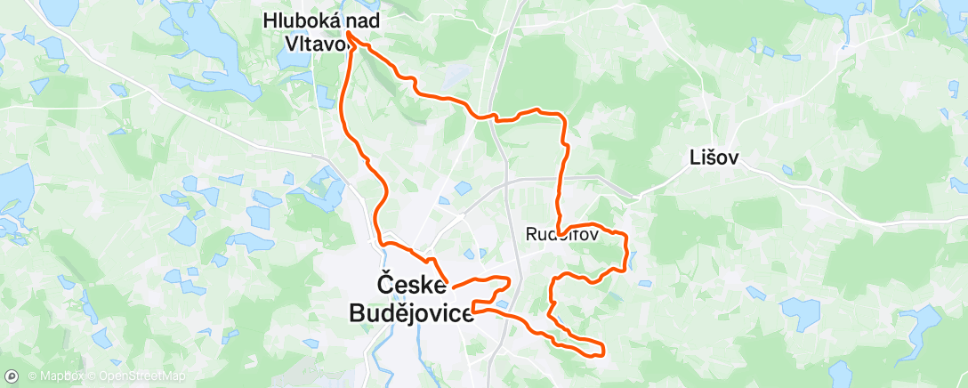 Map of the activity, Hometrails volnějc