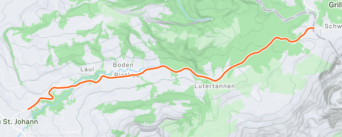 Map of the activity, ROUVY - 15 Minute Cool-down