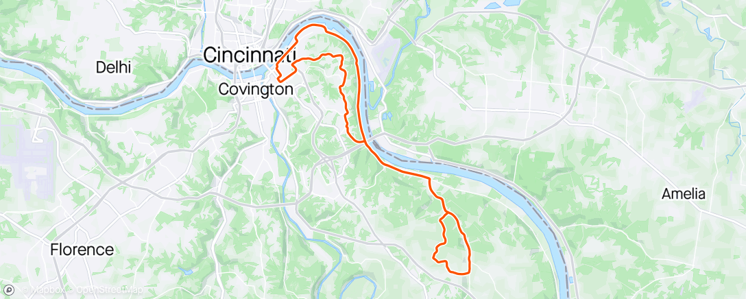 Map of the activity, TNW