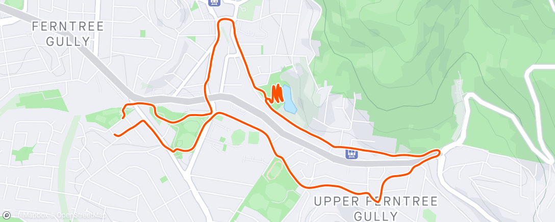 Map of the activity, Morning Trot