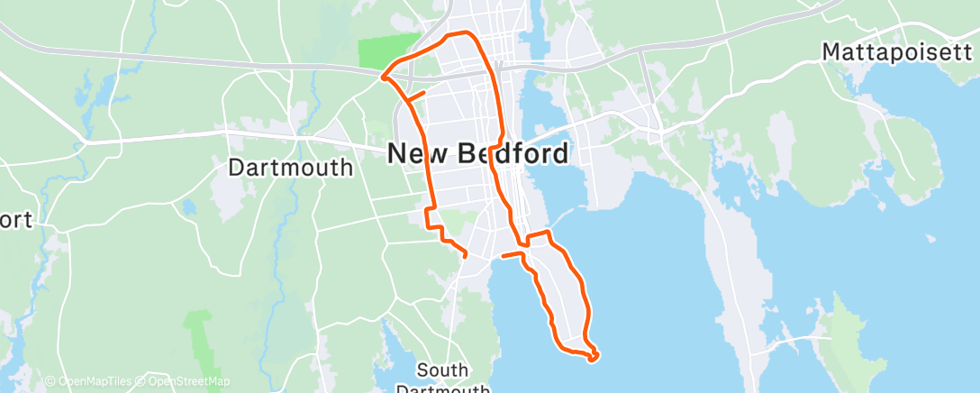 Map of the activity, ‘Tis the season you’ll find me on the NBHM course 🙃