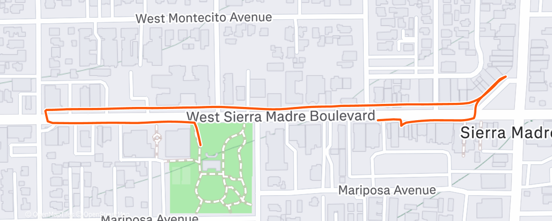 Map of the activity, Lunch Walk