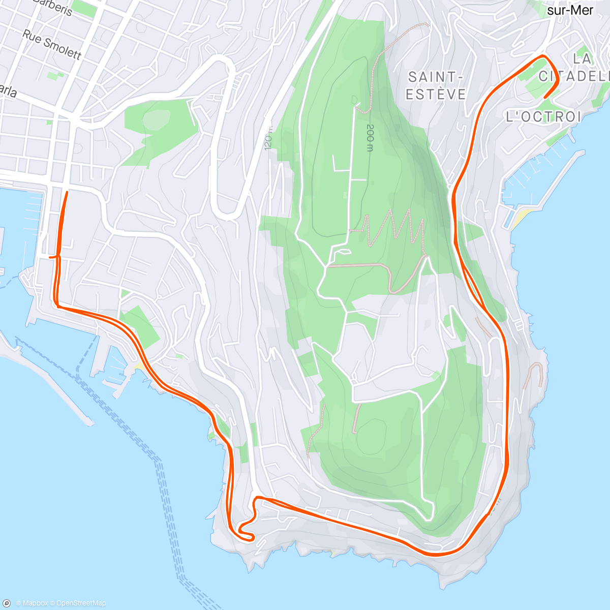 Map of the activity, Villefranche-sur-Mer