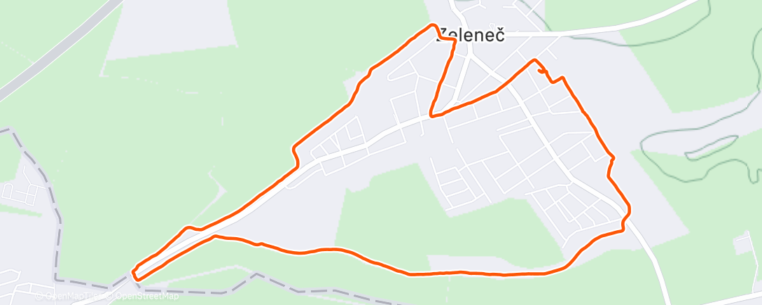 Map of the activity, Morning Walking the dog 🐕🌤️