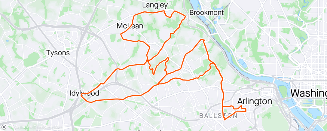 Map of the activity, Getting my legs back after getting hit by a car last week