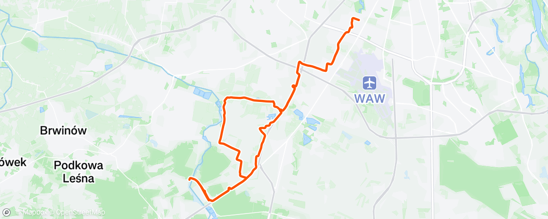 Map of the activity, Afternoon Ride