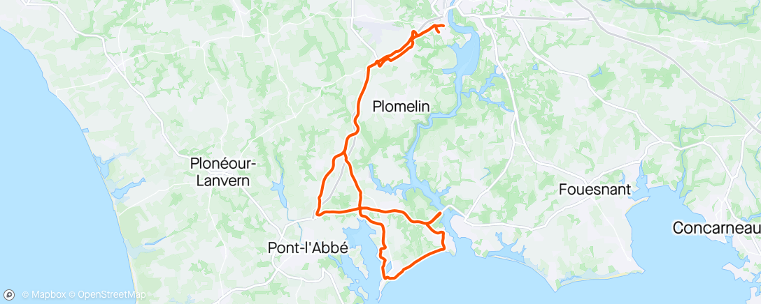 Map of the activity, Assioma Pro MX, first ride