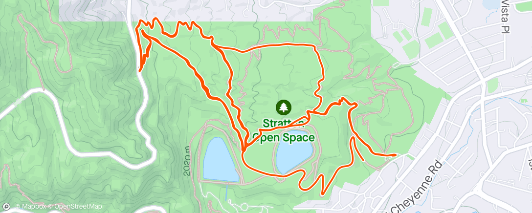 Map of the activity, Few laps of everyones favorite local dh only trail