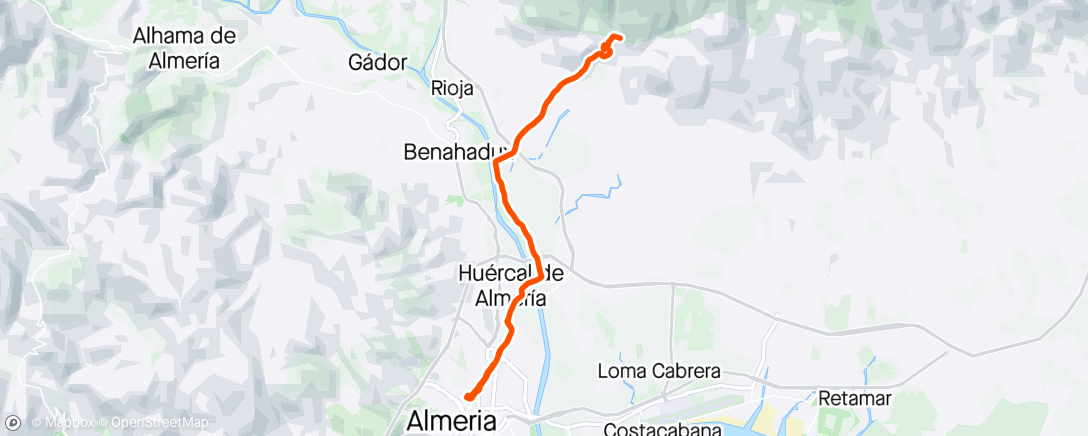 Map of the activity, En modo avión