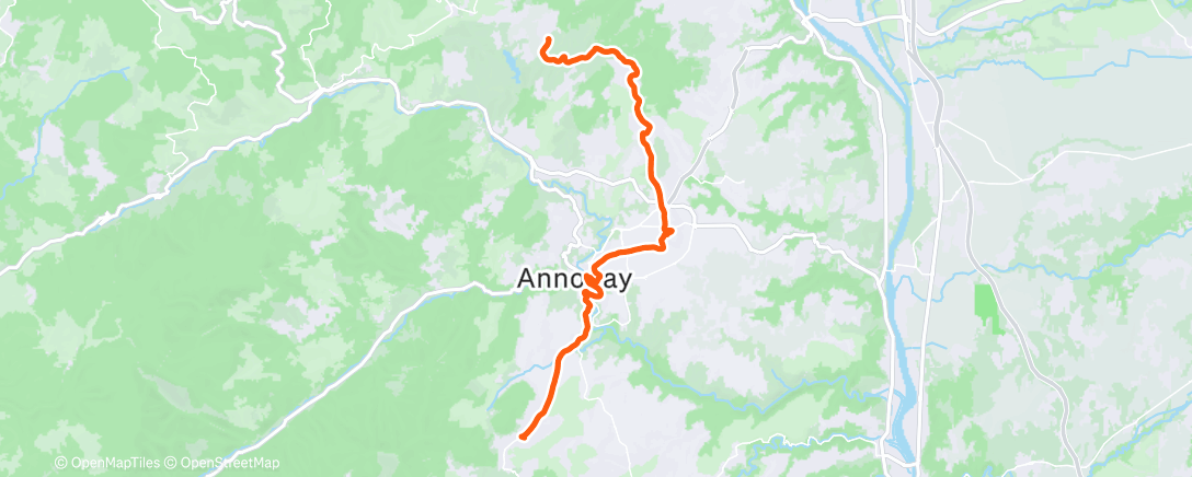 Map of the activity, Direction repas de Noël