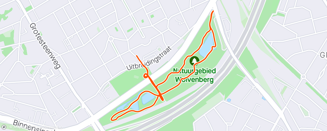 Mapa da atividade, Zurenborg