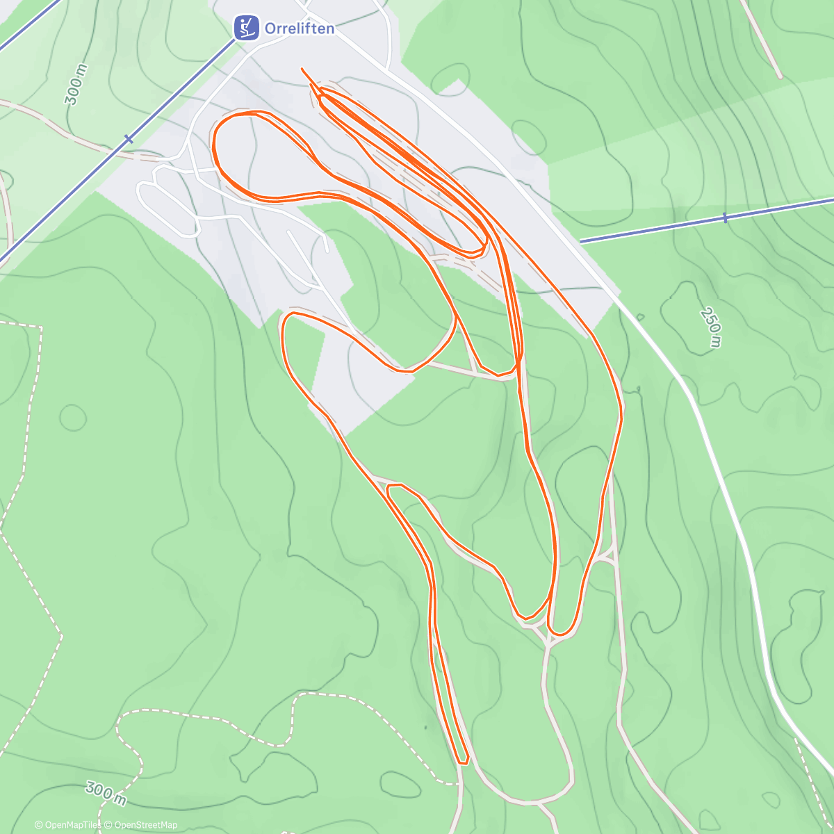 Map of the activity, Årets sista