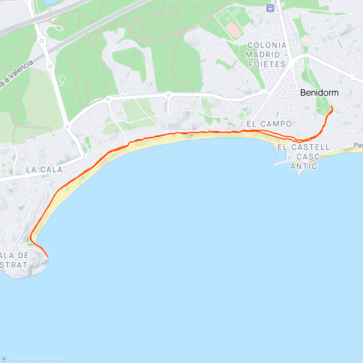 Map of the activity, Dag 4 😎🤩🏃💨