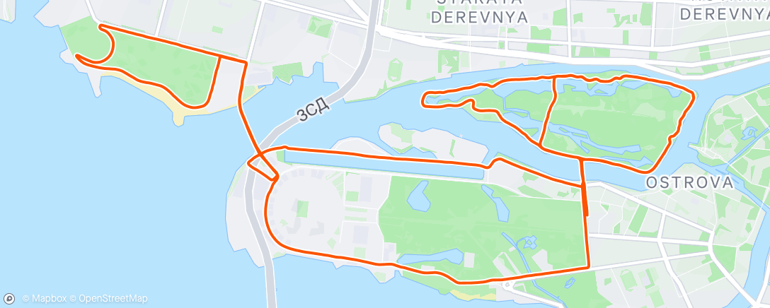 Map of the activity, run(a)long