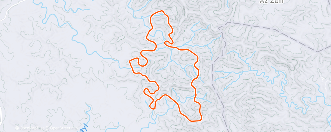 Map of the activity, MyWhoosh - Desert Pearls