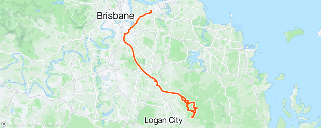 Map of the activity, Only one crash