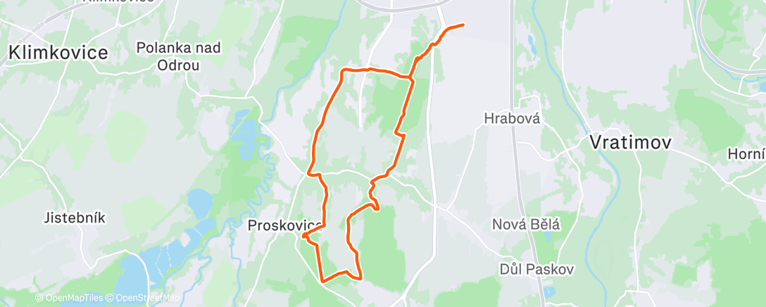 Карта физической активности (Morning Ride)