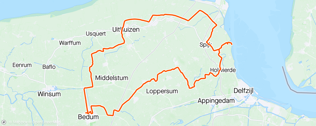 Map of the activity, Keerpunt Hoogwatum