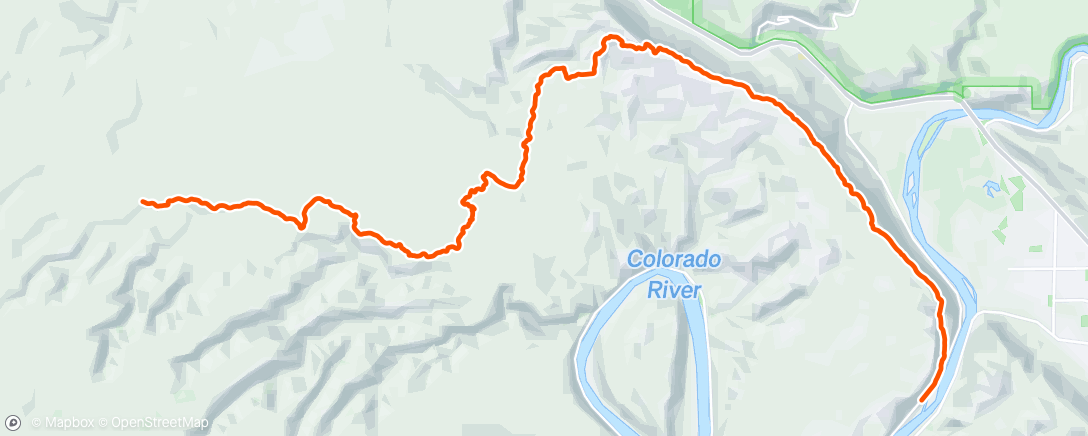 Map of the activity, Lunch Ride