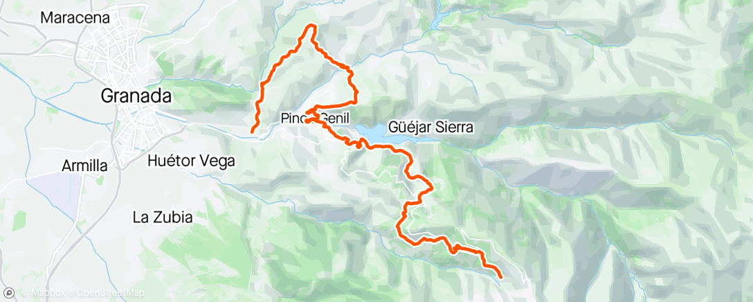 Map of the activity, Finisher Maraton Ultra Sierra Nevada 2024 🥇
(7h 39’ 22”)