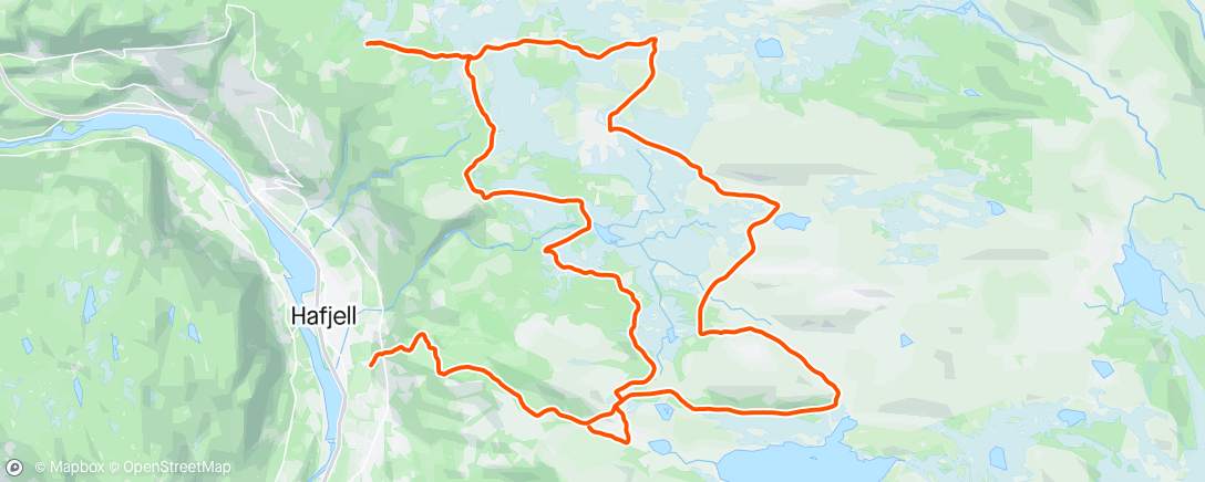 Map of the activity, Ski Nordisch am Morgen