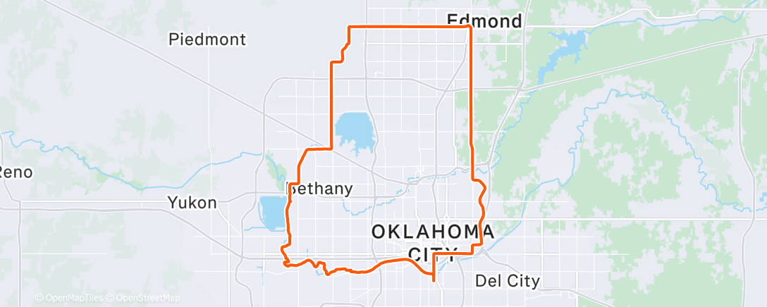 Mapa de la actividad (Active Rest)
