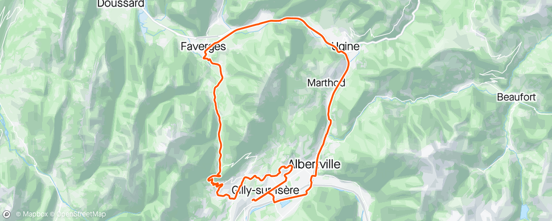 Map of the activity, Tamié par Faverges/ bla bla ride avec Thibaud !