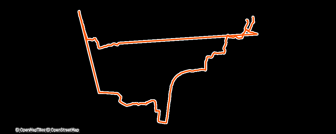 Map of the activity, London Walk