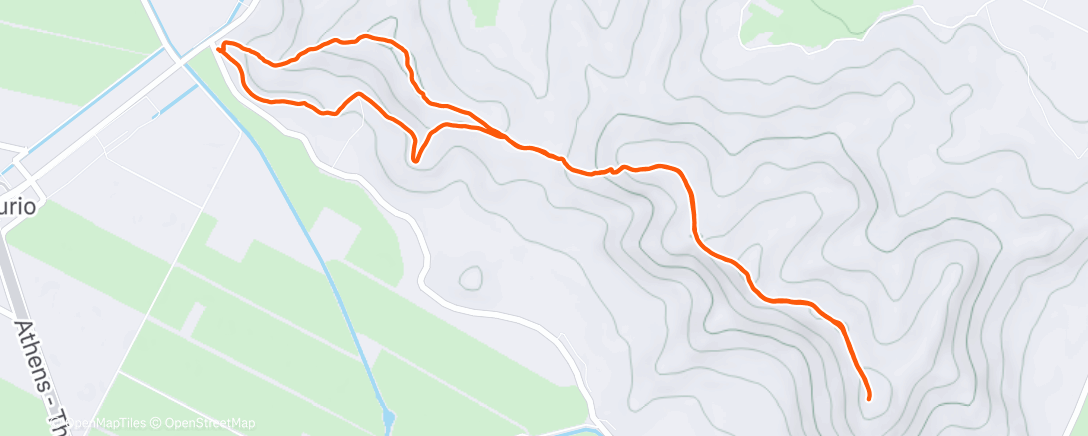 Карта физической активности (Lunch Trail Run)