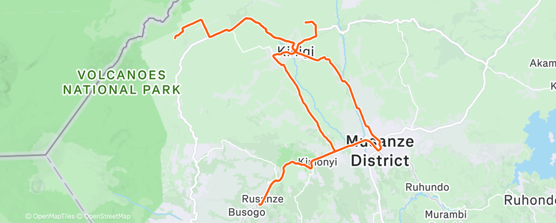 Mapa de la actividad (Morning Ride)