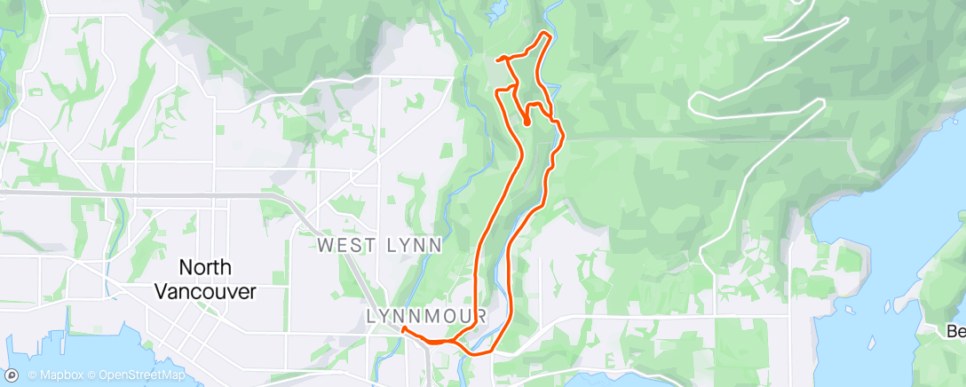Map of the activity, Evening Gravel Ride ft Bears and Unexpected Road Closures