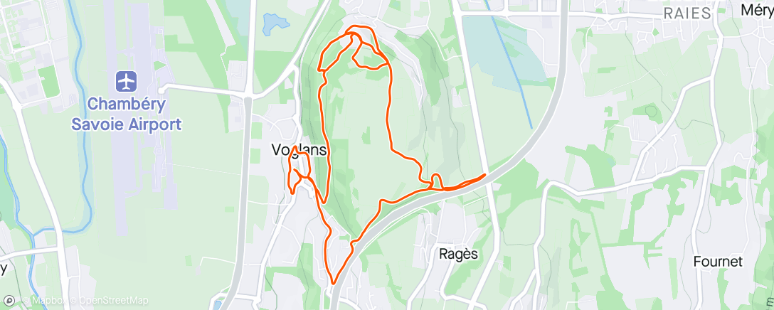 Map of the activity, 46’ Running : 20’ allure course pour samedi 👌🤤