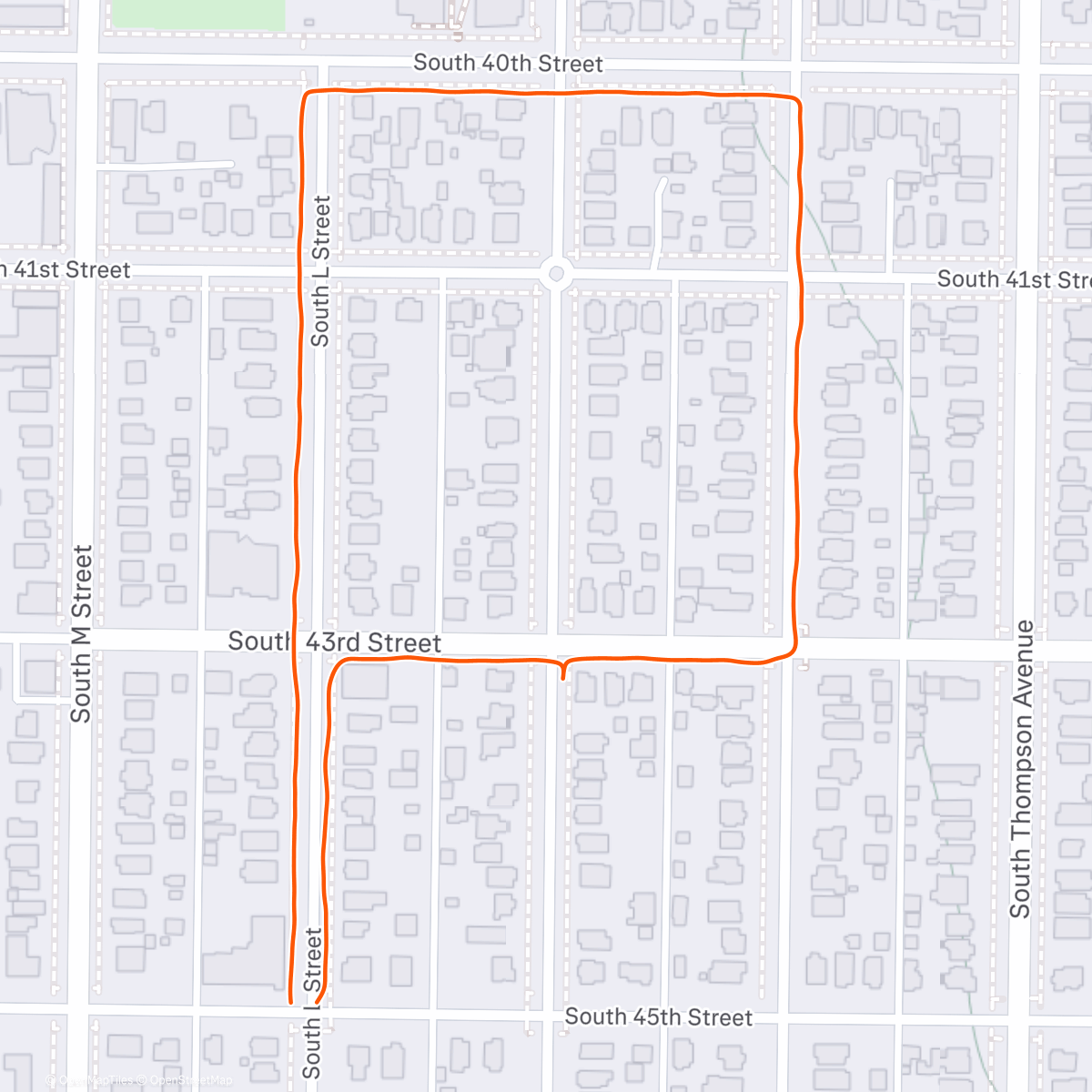 Map of the activity, Afternoon Walk