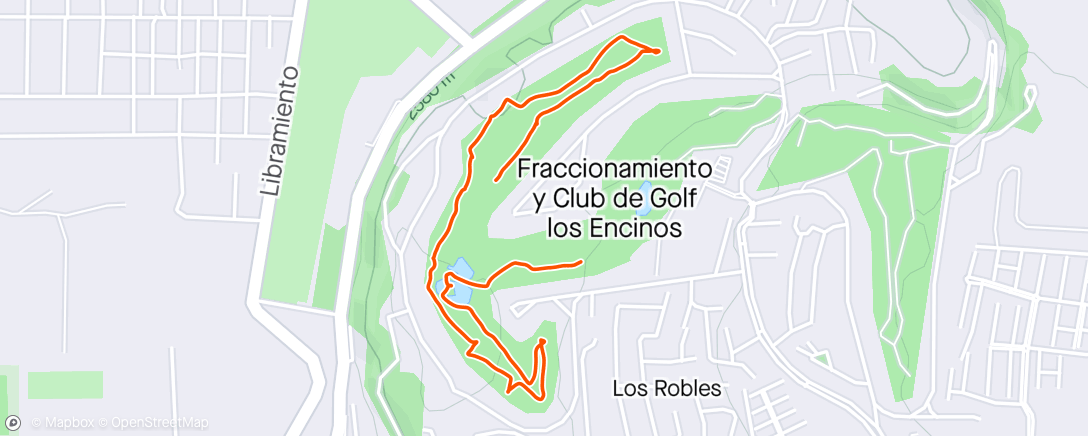 Mapa de la actividad (Morning Golf)
