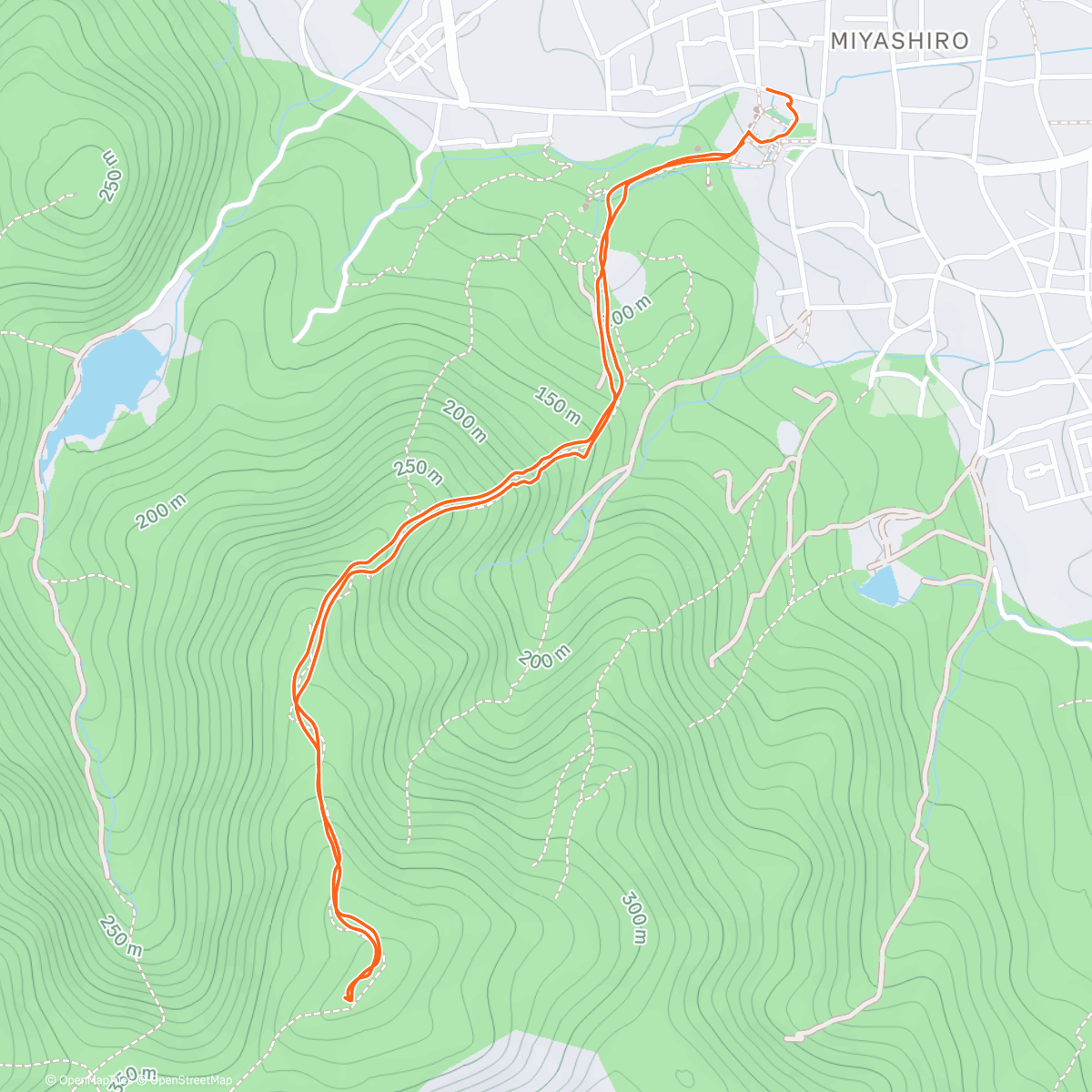 Map of the activity, 南宮山