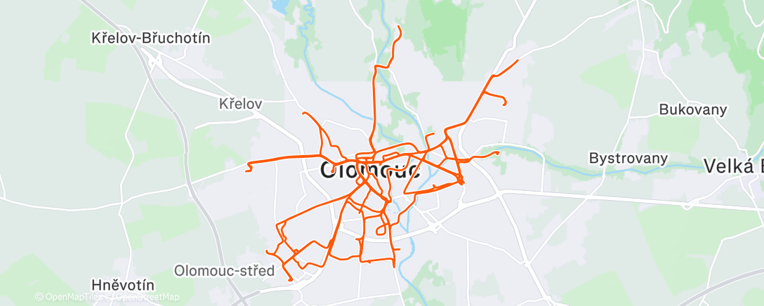 Карта физической активности (Projekt Olomouc #123)