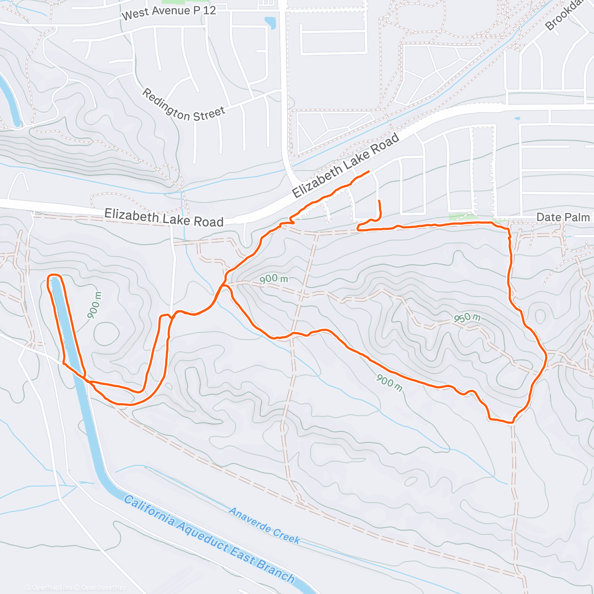 Map of the activity, Walk with Carissa and pups