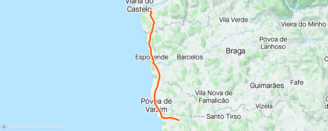Map of the activity, Volta de bicicleta matinal treino soft de soft ritmo de Passeio