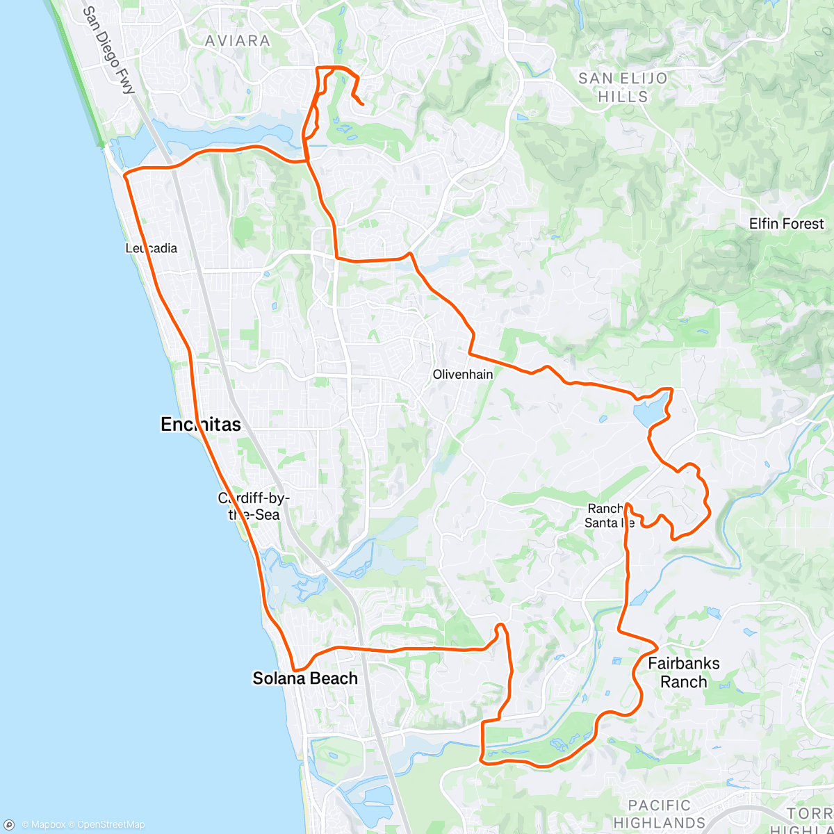 Map of the activity, Nighter